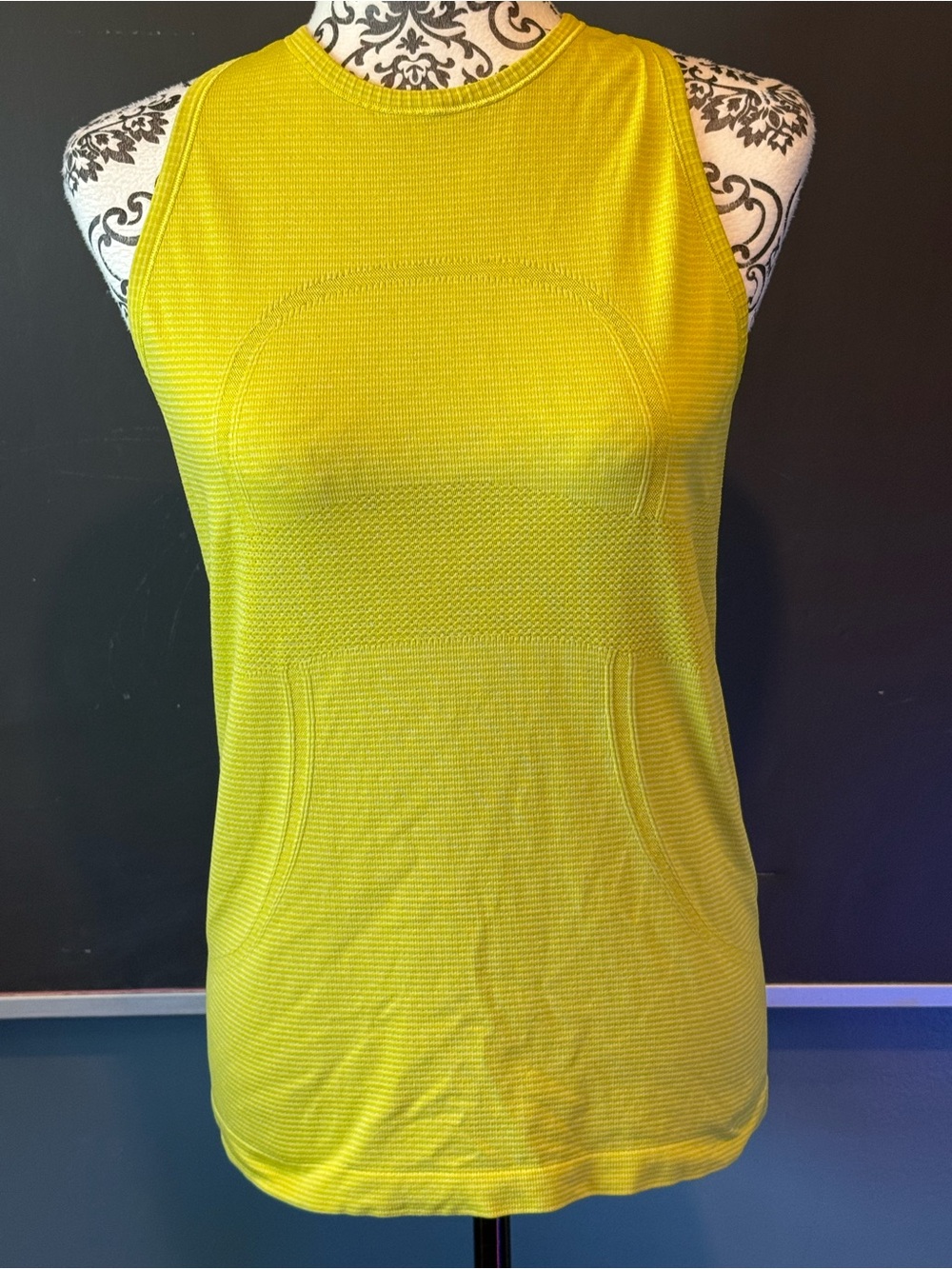 lululemon athletica Swifty Tech Bright Yellow Sleeveless Fitness Tank